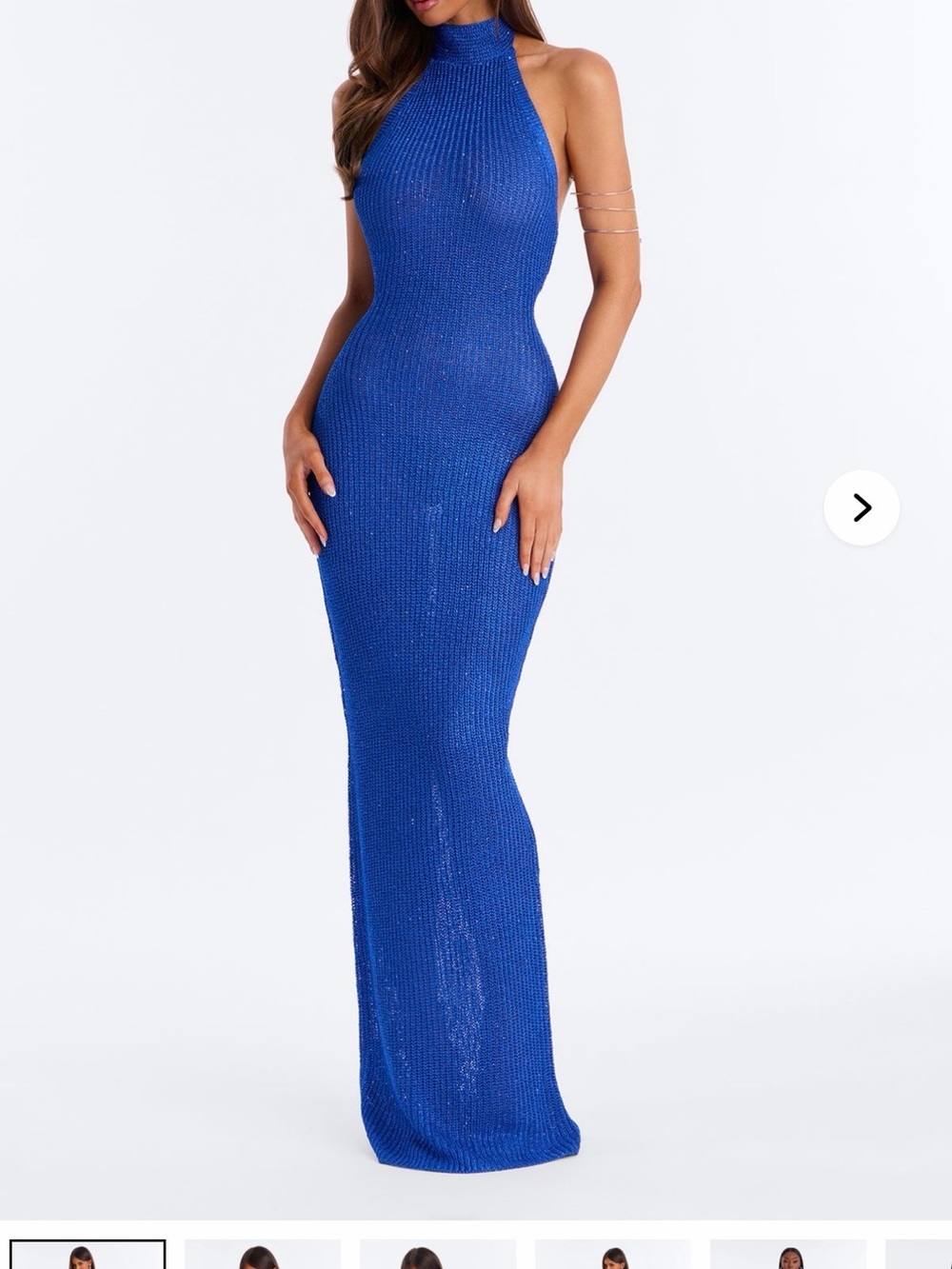 Blue fashinnova halter dress
